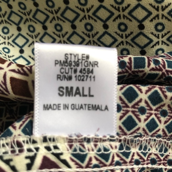 NWOT Long sleeve patterned romper - Picture 5 of 7